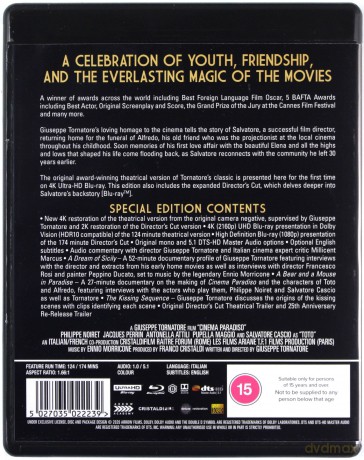 Cinema Paradiso [Blu-Ray 4K]+[Blu-Ray]
