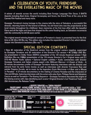 Cinema Paradiso [Blu-Ray 4K]+[Blu-Ray]