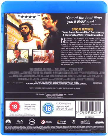 City Of God (Miasto Boga) [Blu-Ray]