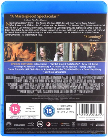 Cold Mountain (Wzgórze nadziei) [Blu-Ray]