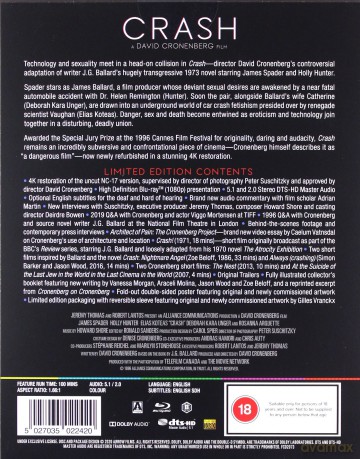 Crash (Crash: Niebezpieczne pożądanie) (Limited) [Blu-Ray]