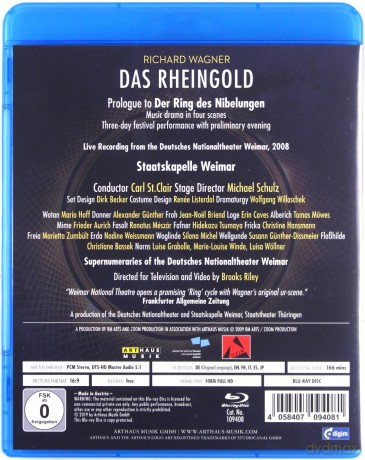 Richard Wagner: Das Rheingold [Blu-Ray]