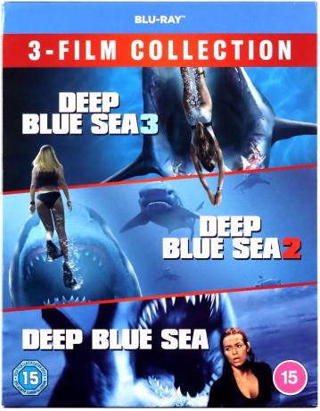 Deep Blue Sea 1-3 (Piekielna głębia) [BOX] [3xBlu-Ray]