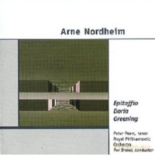 Arne Nordheim: Arne Nordheim: Greening/ Doria/ Epitaffio:RPO [CD]