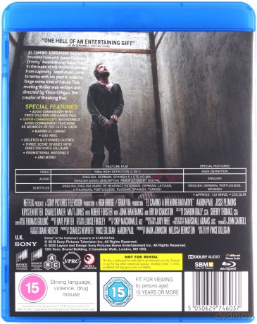El Camino: A Breaking Bad Movie (El Camino: Film Breaking Bad) [Blu-Ray]