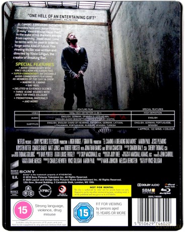 El Camino: A Breaking Bad Movie (El Camino: Film Breaking Bad) (steelbook) [Blu-Ray]