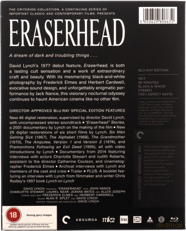 Eraserhead (Głowa do wycierania) [Blu-Ray]