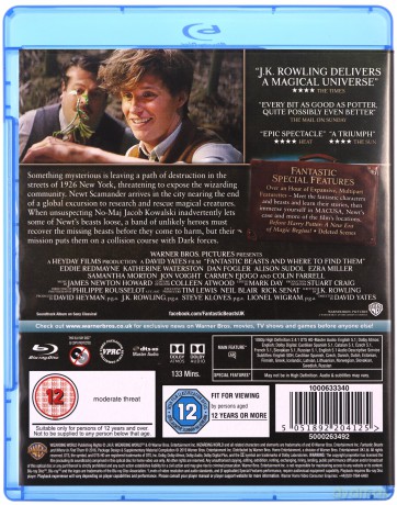 Fantastic Beasts and Where to Find Them / Fantastic Beasts: The Crimes of Grindelwald (Fantastyczne zwierzęta i jak je znaleźć / Fantastyczne zwierzęta: Zbrodnie Grindelwalda) [Blu-Ray]