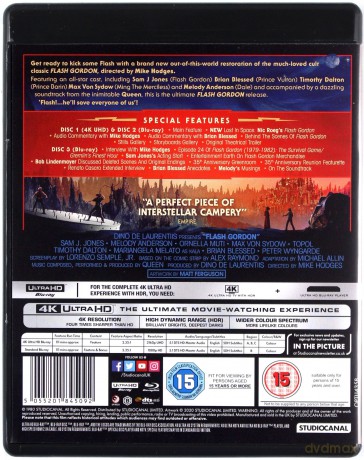 Flash Gordon (40th Anniversary Edition) [Blu-Ray 4K]+[Blu-Ray]