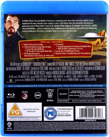 Forbidden Planet (Zakazana planeta) [Blu-Ray]