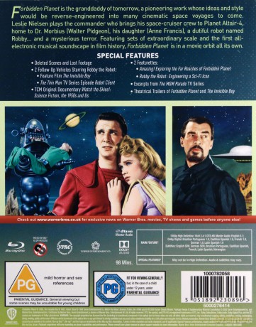 Forbidden Planet (Zakazana planeta) [Blu-Ray]