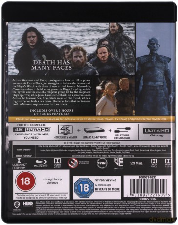 Gra o tron sezon 1-8 [BOX] [33xBlu-Ray 4K]