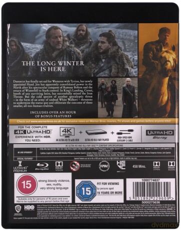 Gra o tron sezon 1-8 [BOX] [33xBlu-Ray 4K]