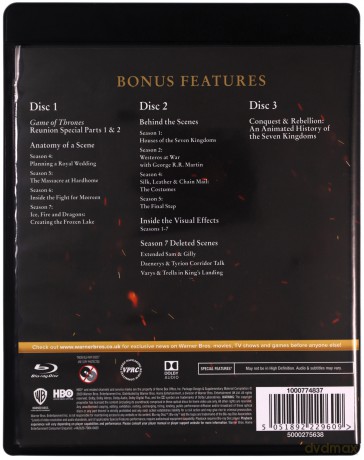 Gra o tron sezon 1-8 [BOX] [33xBlu-Ray 4K]