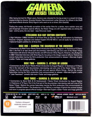 Gamera - The Heisei Trilogy (Limited) (steelbook) [3xBlu-Ray]