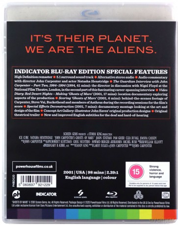 Ghosts Of Mars (Duchy Marsa) [Blu-Ray]