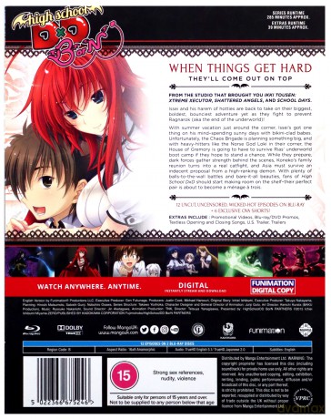High School DxD: Born Season 3 [2xBlu-Ray]