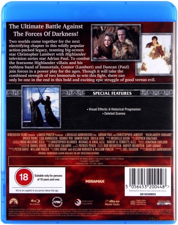 Highlander: Endgame (Nieśmiertelny IV: Ostatnia rozgrywka) [Blu-Ray]