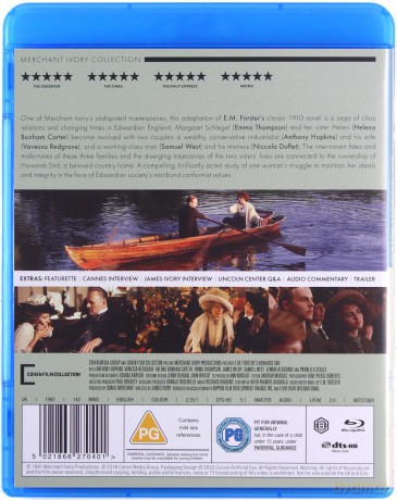 Howards End (Powrót do Howards End) [Blu-Ray]
