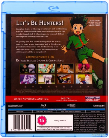 Hunter X Hunter Season 1 Part 1 (Episodes 1-26) [3xBlu-Ray]