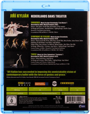 Nederlands Dans Theater: Jiri Kylian [Blu-Ray]