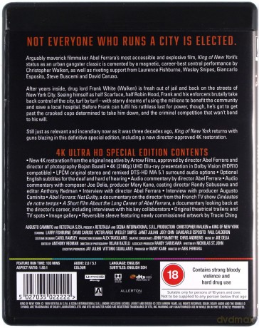 King Of New York (Król Nowego Jorku) [Blu-Ray]