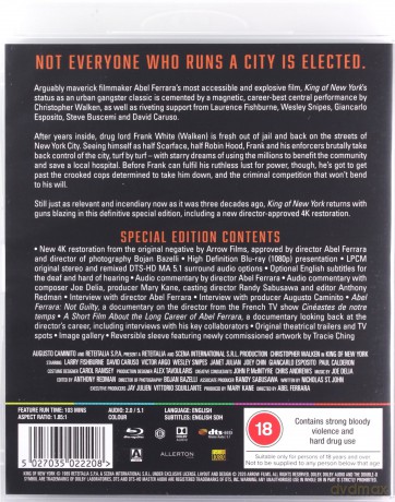 King Of New York (Król Nowego Jorku) [Blu-Ray]