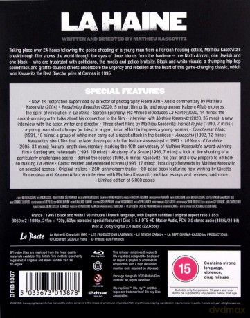 La Haine (25th Anniversary Edition) (Nienawiść) [2xBlu-Ray]