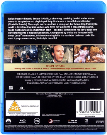 Life Is Beautiful (Życie jest piękne) [Blu-Ray]