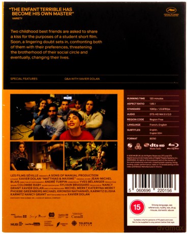 Matthias & Maxime (Matthias i Maxime) [Blu-Ray]