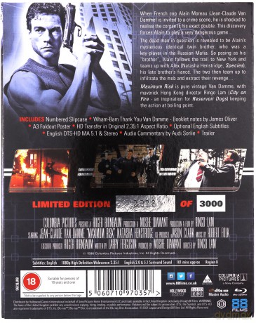 Maximum Risk (Limited) (Maksimum ryzyka) [Blu-Ray]