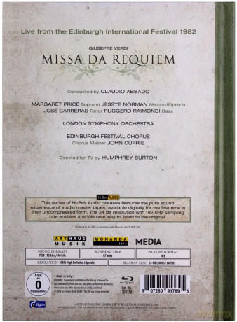 London Symphony Orchestra: Missa Da Requiem [Blu-Ray]