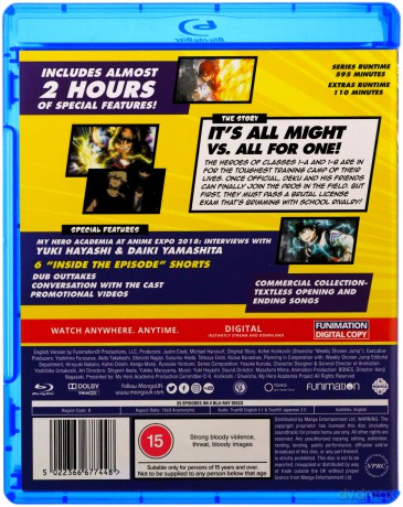 My Hero Academia Season 3 [4xBlu-Ray]