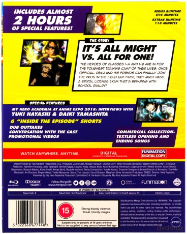 My Hero Academia Season 3 [4xBlu-Ray]