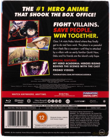 My Hero Academia: Heroes Rising [Blu-Ray]