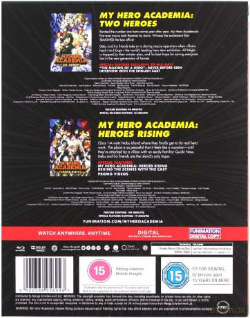 My Hero Academia: Two Heroes / My Hero Academia: Heroes Rising [2xBlu-Ray]