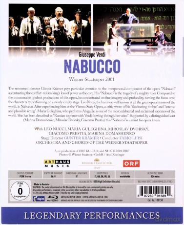 Giuseppe Verdi: Nabucco: Wiener Staatsoper [Blu-Ray]