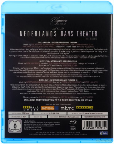 Jiri Kylian: Nederlands Dans Theater - Three Ballets [Blu-Ray]