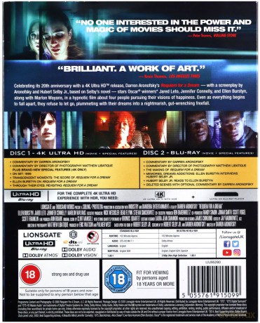 Requiem for a Dream (Requiem dla snu) [Blu-Ray 4K]+[Blu-Ray]