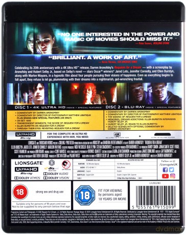 Requiem for a Dream (Requiem dla snu) [Blu-Ray 4K]+[Blu-Ray]