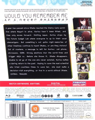 Steins, Gate: The Movie - Load Region of Deja Vu [Blu-Ray]