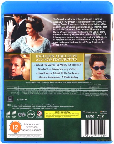 The Crown Sezon 3 [4xBlu-Ray]