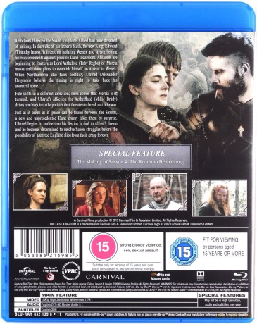The Last Kingdom Season 4 (Upadek królestwa) [Blu-Ray]