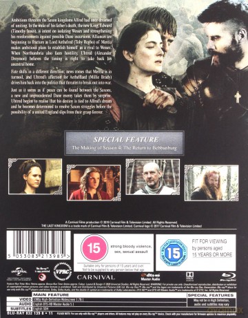The Last Kingdom Season 4 (Upadek królestwa) [Blu-Ray]