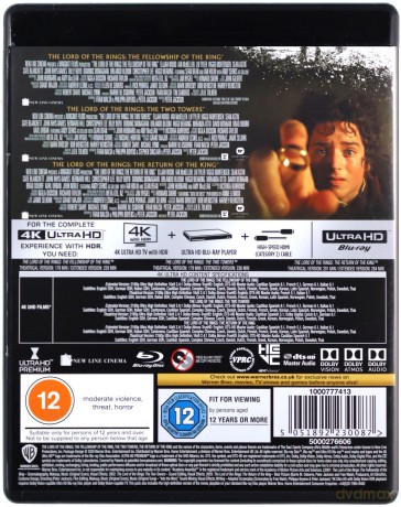 Władca Pierścieni Trylogia [BOX] [9xBlu-Ray 4K]
