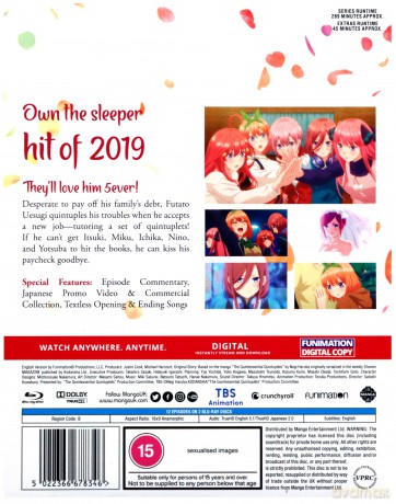 The Quintessential Quintuplets Season 1 [2xBlu-Ray]