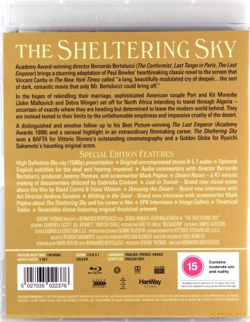 The Sheltering Sky (Pod osłoną nieba) [Blu-Ray]