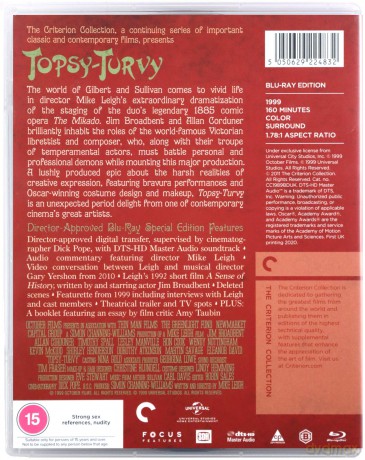 Topsy-Turvy [Blu-Ray]