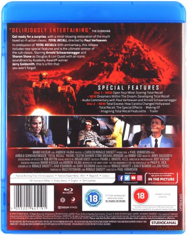 Total Recall (Pamięć absolutna) (30th Anniversary Edition) [Blu-Ray]