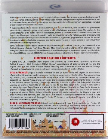 Versus [2xBlu-Ray]